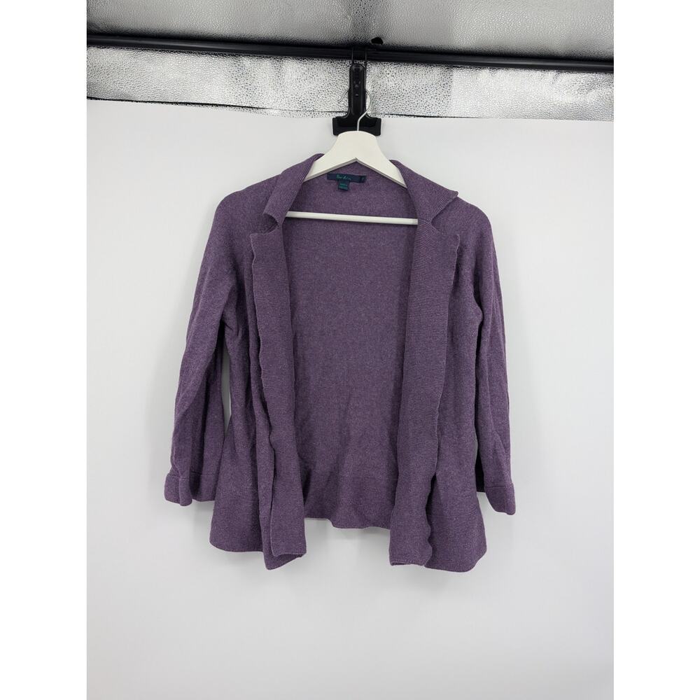 Boden Lavender Open-Front Cardigan